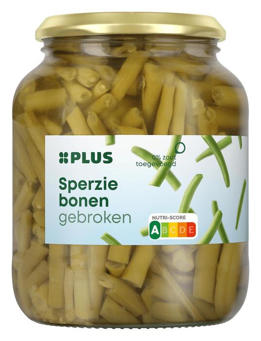 PLUS Sperziebonen gebroken (Pot, 680g)
