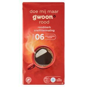 G'WOON KOFFIE ROOD SNF 500GR (500g)