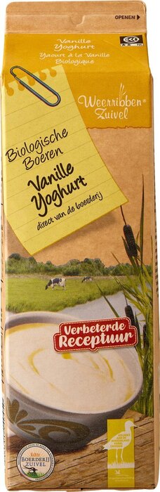 Vanilleyoghurt (pak, 1L)