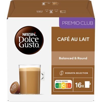 Dolce Gusto Café au Lait (16 stuks)( (Stuk, 16 × 10g)