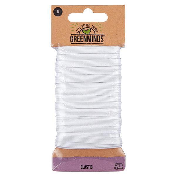 Greenminds Elastiek wit 6mm 8meter