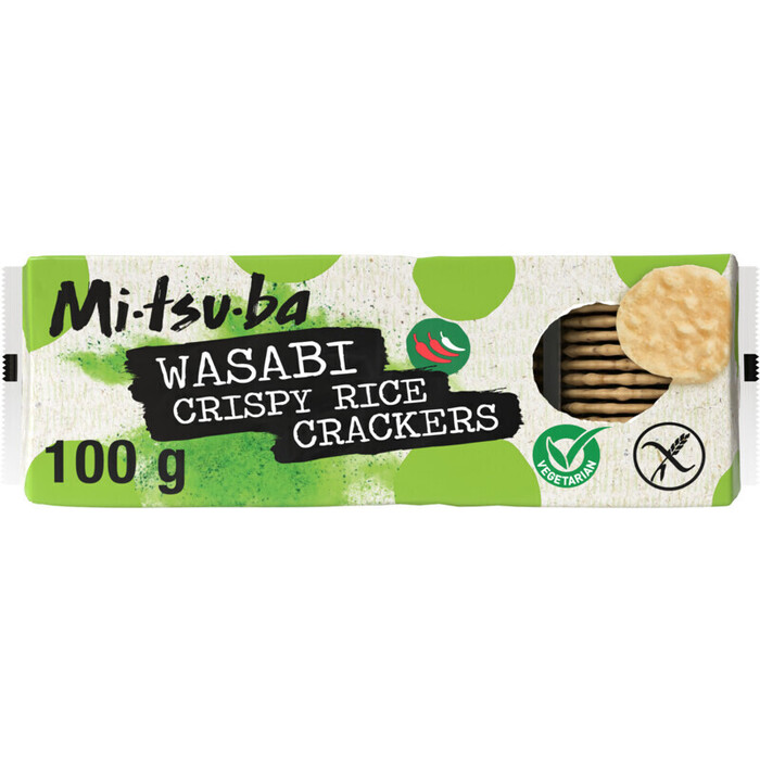 Mitsuba Wasabi crackers (100g)