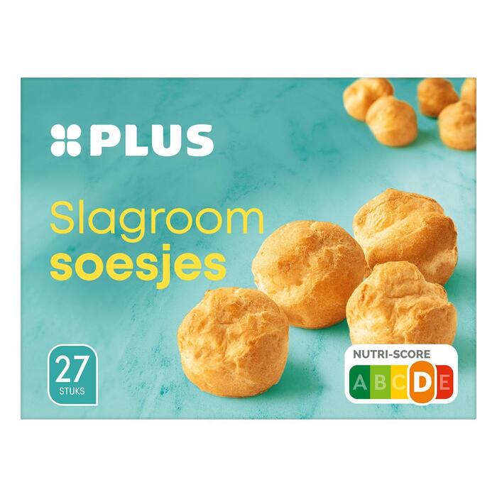 PLUS Slagroomsoesjes (Doos, 400g)