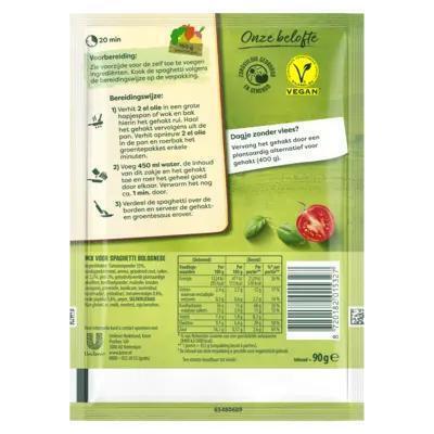 Knorr Maaltijdmix spaghetti bolognese (Zak, 90g)