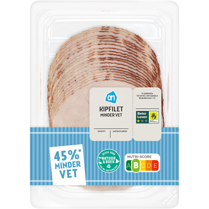 AH Kipfilet minder vet grootverpakking (200g)