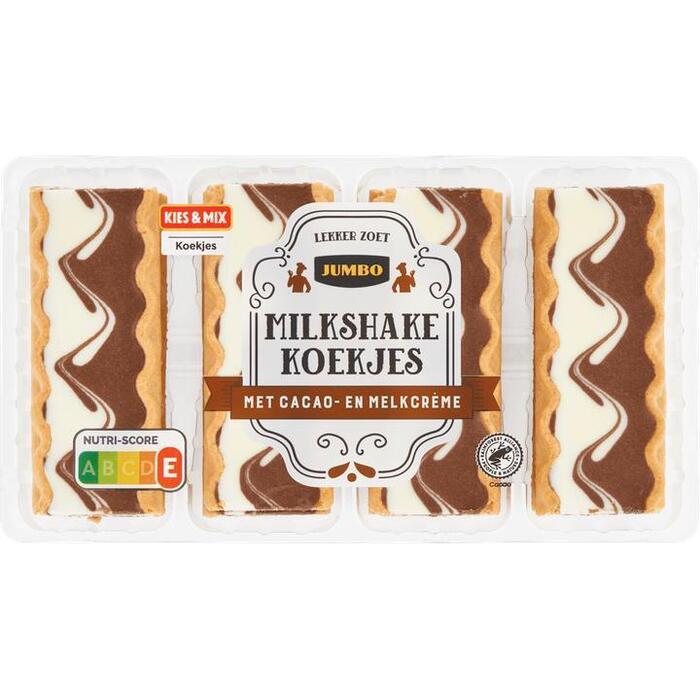 Jumbo Milkshake Koekjes met Cacao- en Melkcrème 200 g (200g)