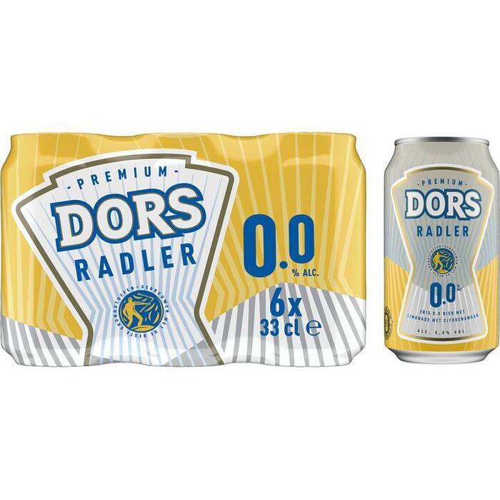 Dors Premium Radler 0.0 Blikken 6 x 330ML (6 × 33cl)