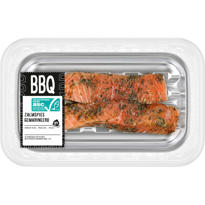 AH BBQ zalmspies gemarineerd (150g)