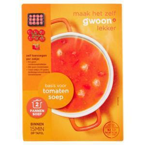 G'woon tomatensoep 2 pak 170gr (170g)