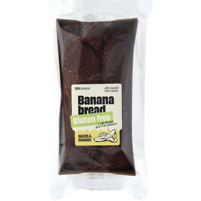 Bakers & Bananas Bananenbrood glutenvrij (310g)