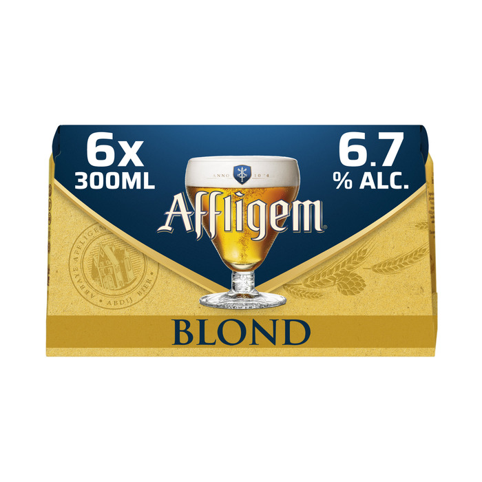 Affligem Blond Bier Blik 6 x 33 cl (6 × 33cl)
