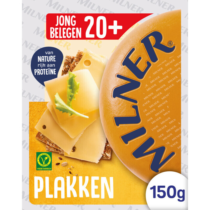 Milner Jong belegen 20+ plakken (150g)