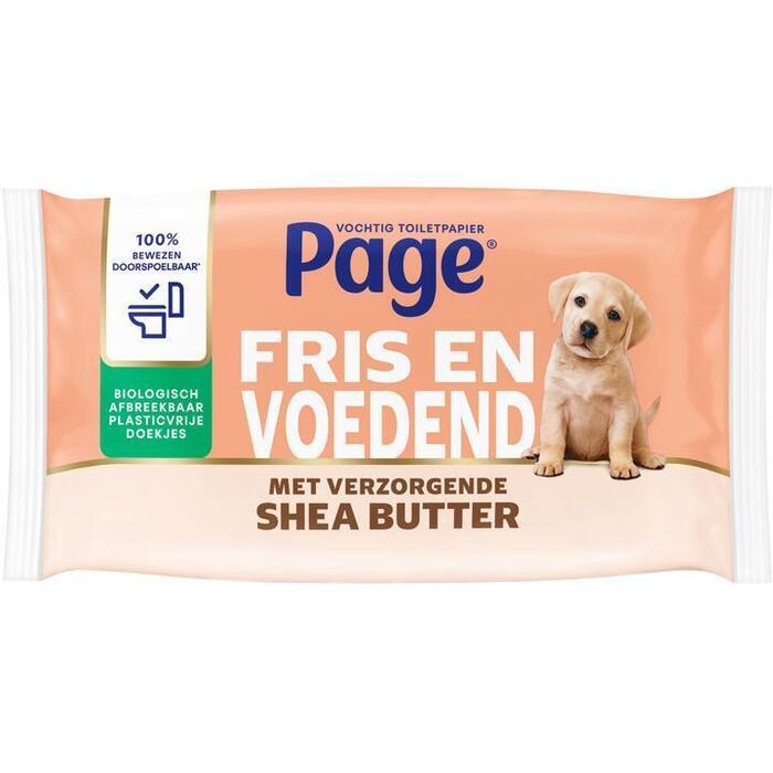 Page Vochtig toiletpapier sheabutter