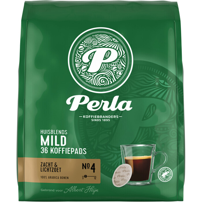 Perla Huisblends Mild roast pads (36 st.)