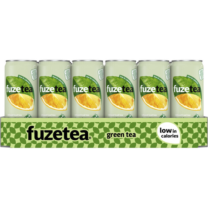 Fuze Tea Infused Iced Tea Green Tea 330 ml (24 × 33cl)