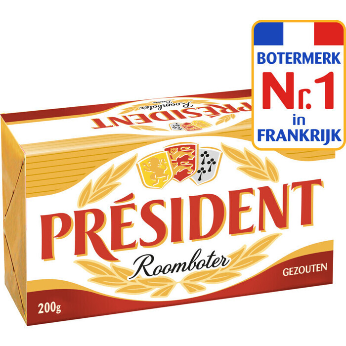 Président Roomboter gezouten (200g)