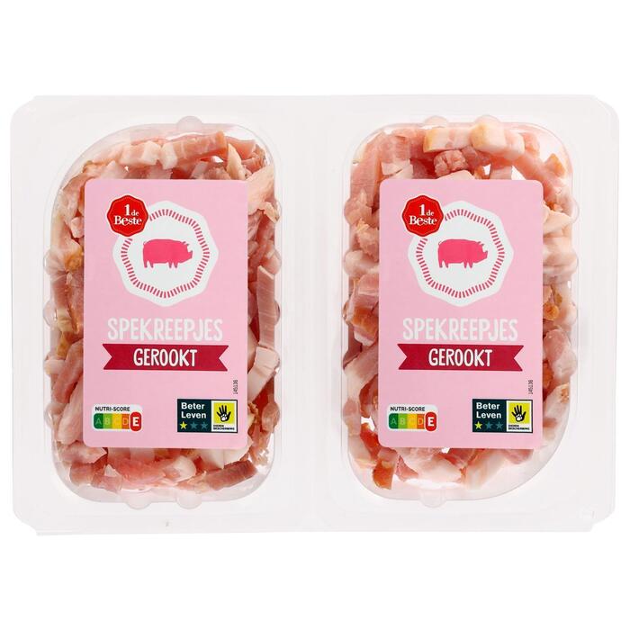 1 de Beste Spekreepjes gerookt duo (250g)