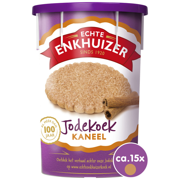 Jodekoeken kaneel (Emmer, 15 × 21.5g)