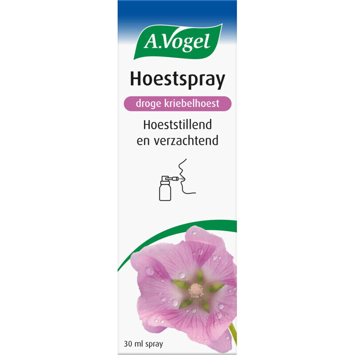 Hoestspray - bij droge en kriebelhoest (30ml)