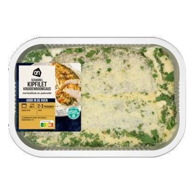 AH Ovenschotel scharrel kip kruidenroomsaus (500g)