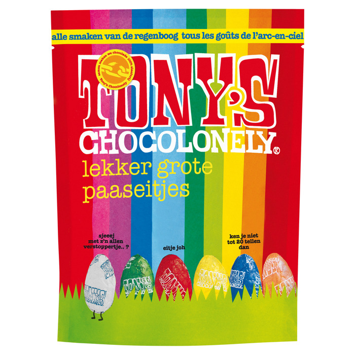 Tony's Chocolonely Lekker Grote Paaseitjes 230 g (230g)