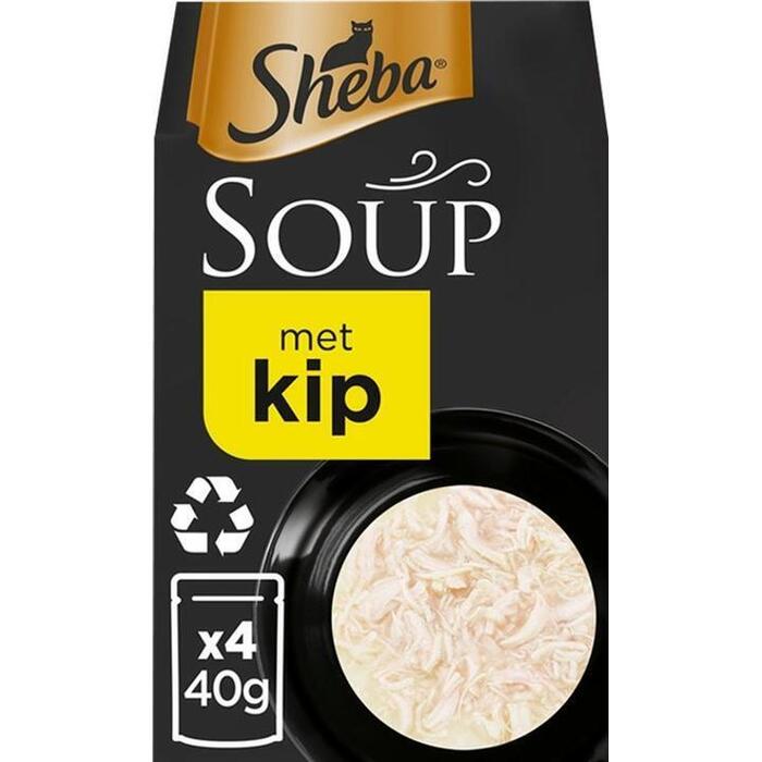 Sheba Soup Kip Kattenvoer 4 x 40 g (4 × 40g)