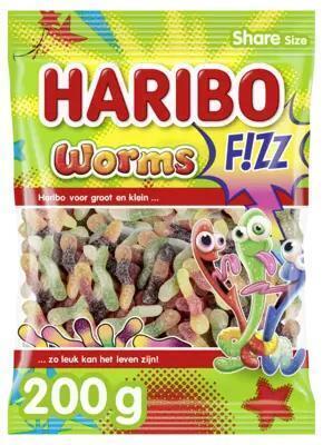 Haribo Worms f!zz (200g)