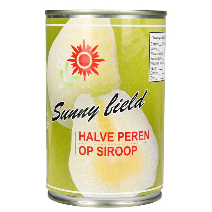 Halve peren op siroop (410g)