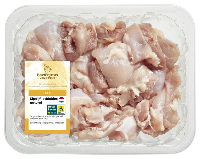 PLUS Boerentrots Kipdijfiletblokjes