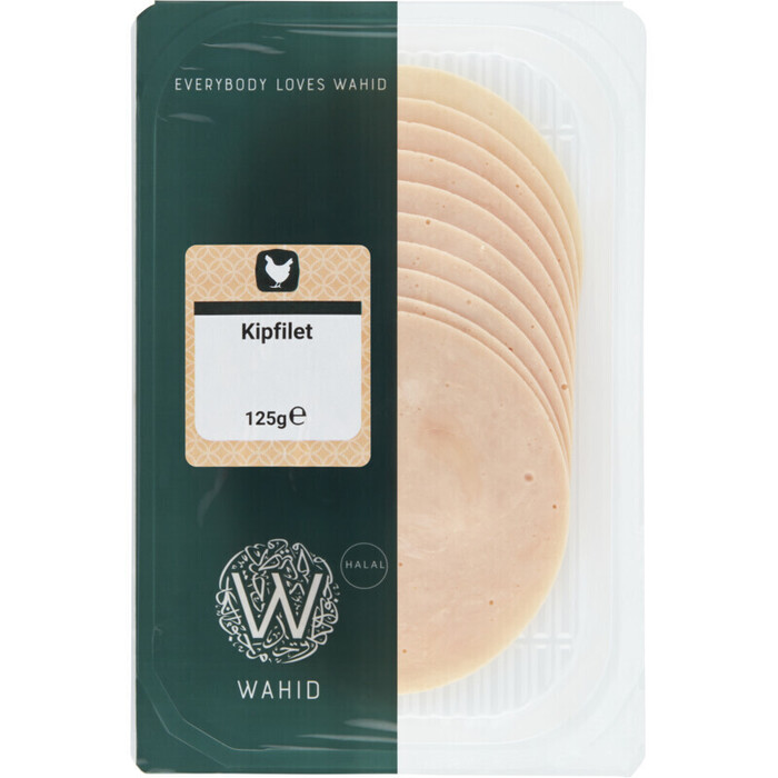 Wahid Kipfilet Naturel 125 g (Stuk, 125g)