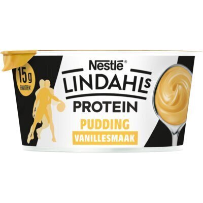 Lindahls Protein Pudding Vanillesmaak 150 g (150g)
