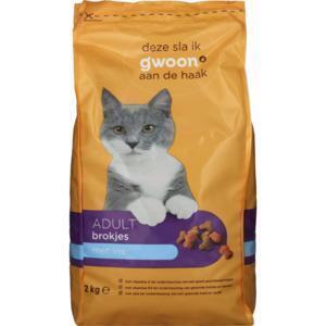 g'woon Knabbels vis voor de kat (2kg)