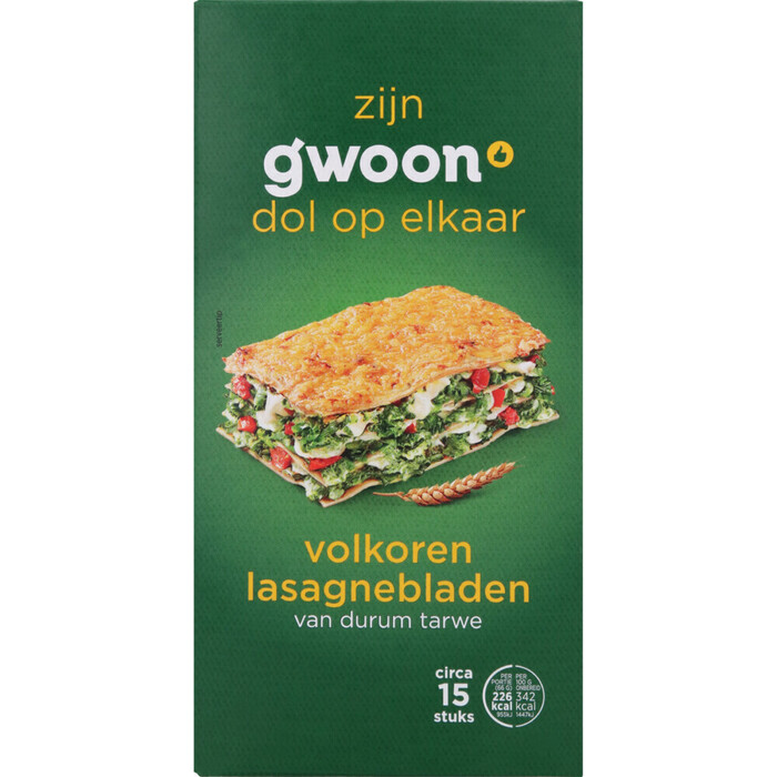 G'WOON VOLKOREN LASAGNEBLADEN