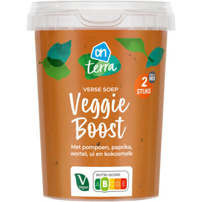 AH Verse soep veggie boost met pompoen (500g)