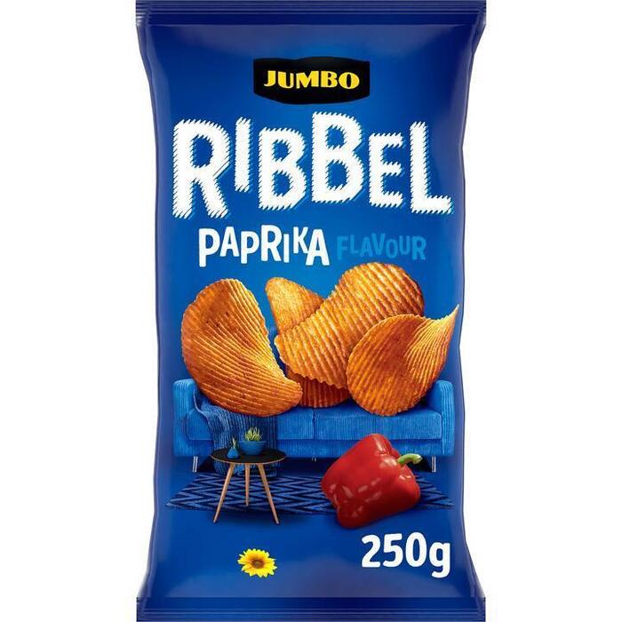 Jumbo Ribbel Chips Paprika 250 g (250g)