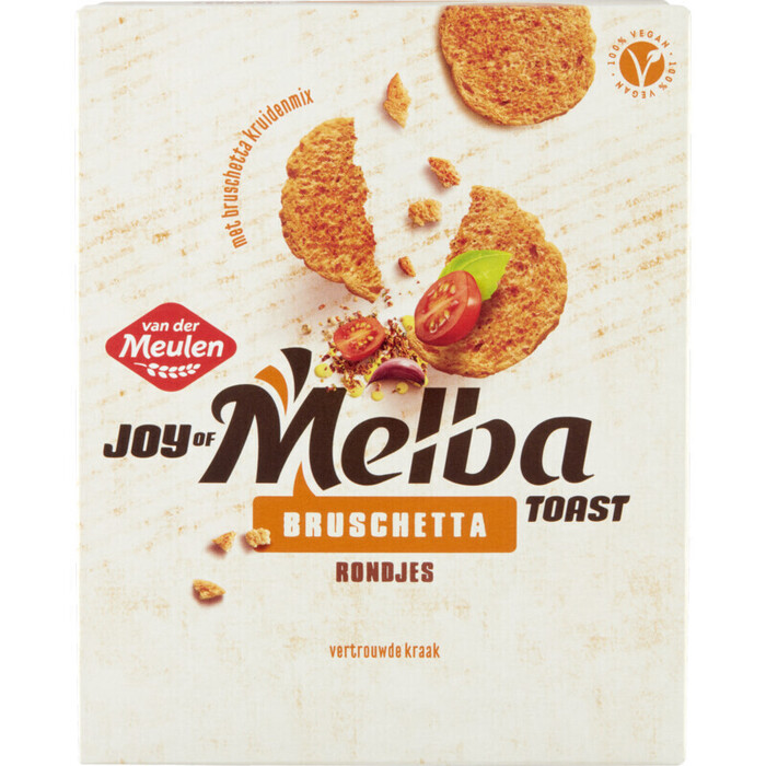 Van der Meulen Joy of Melba Toast Bruschetta Rondjes 90 g (90g)