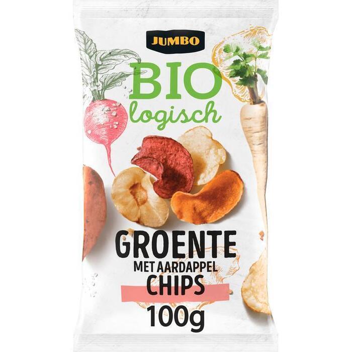 Jumbo Biologisch Groente Chips met Aardappel 100 g (100g)