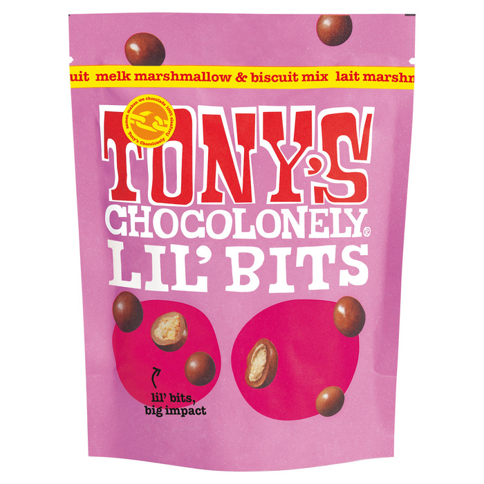 Tony's Chocolonely Lil'Bits Melk Marshmallow & Biscuit Mix 120g (120g)
