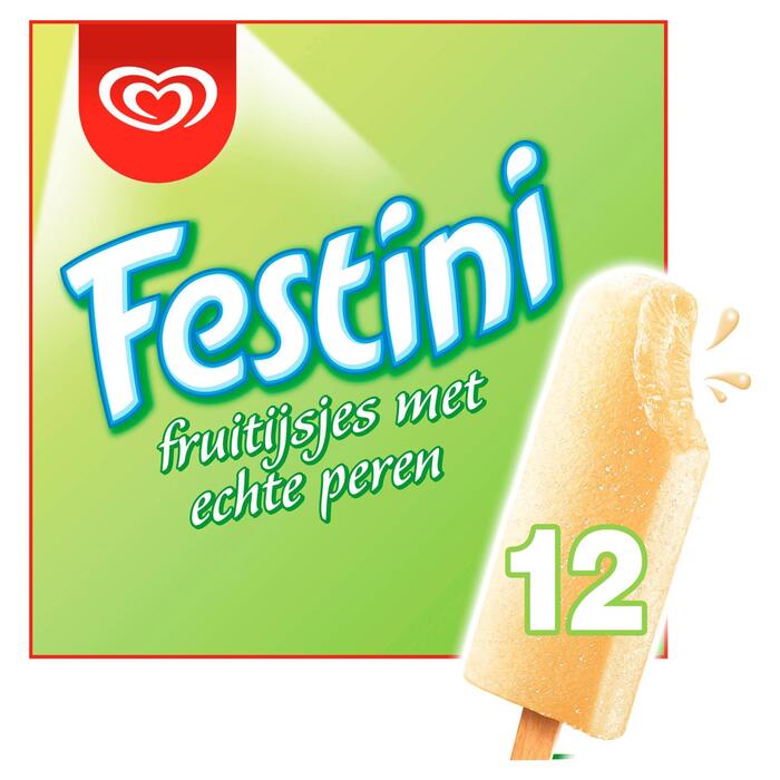 Fruitijsje met echte peren (Stuk, 600g)