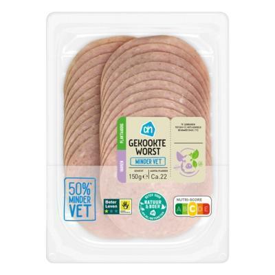 AH Gekookte worst minder vet (150g)