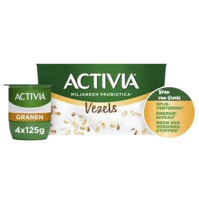 Activia Yoghurt granen (Set, 4 × 125g)