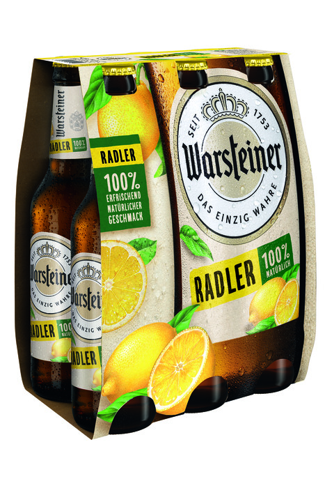 Warsteiner Radler (rol, 6 × 33cl)