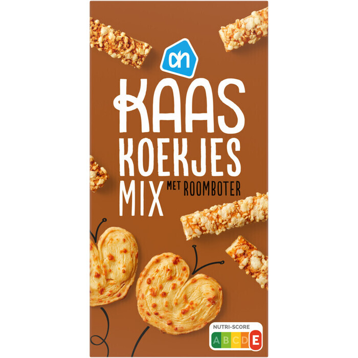 AH Kaaskoekjes bladerdeeg assorti (100g)
