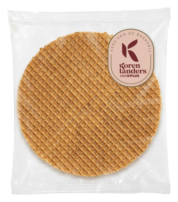 PLUS Korenlanders Stroopwafel XL naturel (Doos, 94g)