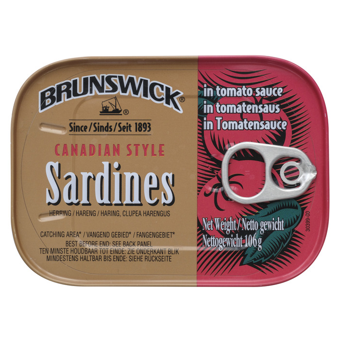 sardines in tomatensaus (blik, 106g)