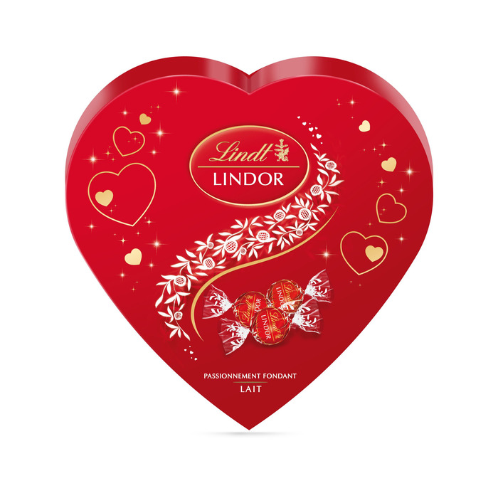 Lindt Lindor hart melkchocolade bonbons (160g)