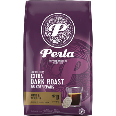 Perla Huisblends Extra dark roast pads (56 st.)