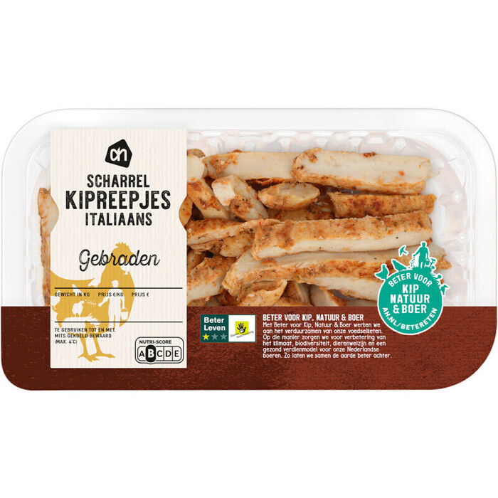 AH Sch gebraden kipfiletreepje italiaans (150g)