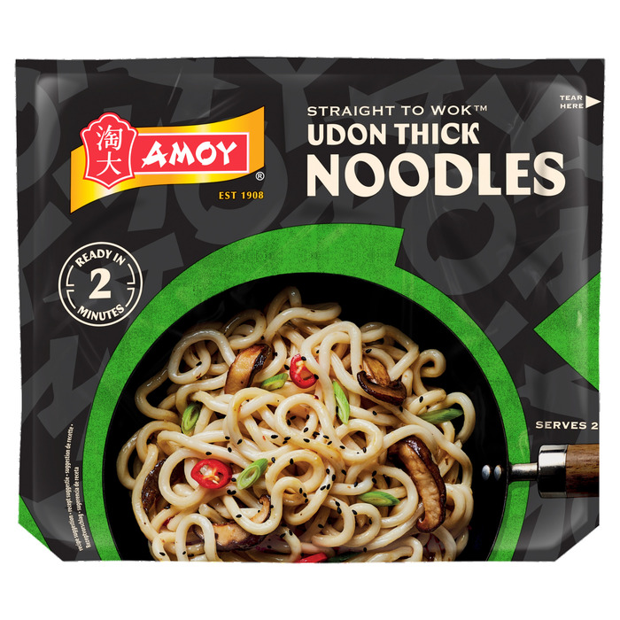 Amoy Straight to wok udon thick noodles (300g)