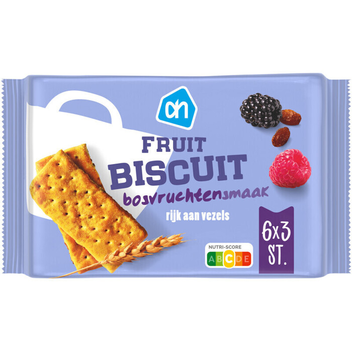 AH Fruitbiscuits bosvruchten (262g)
